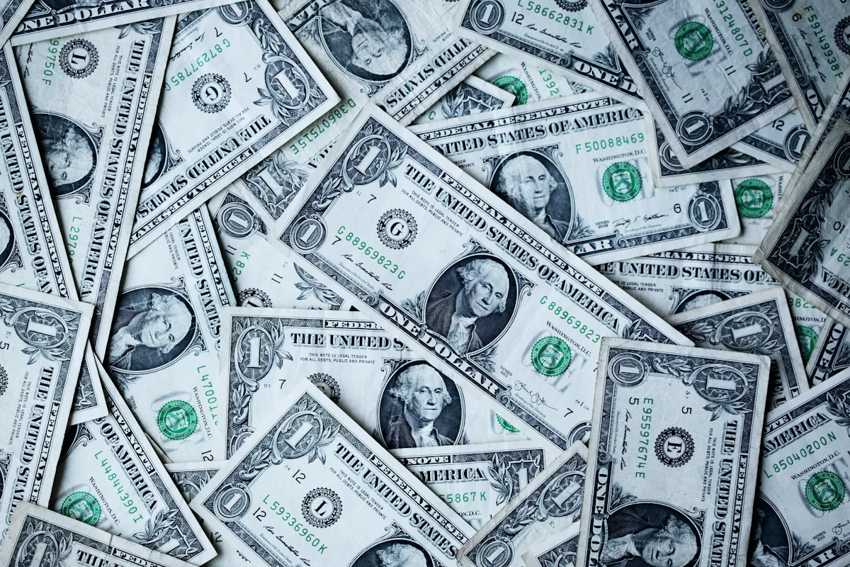 Stacks of currency representing margin capital